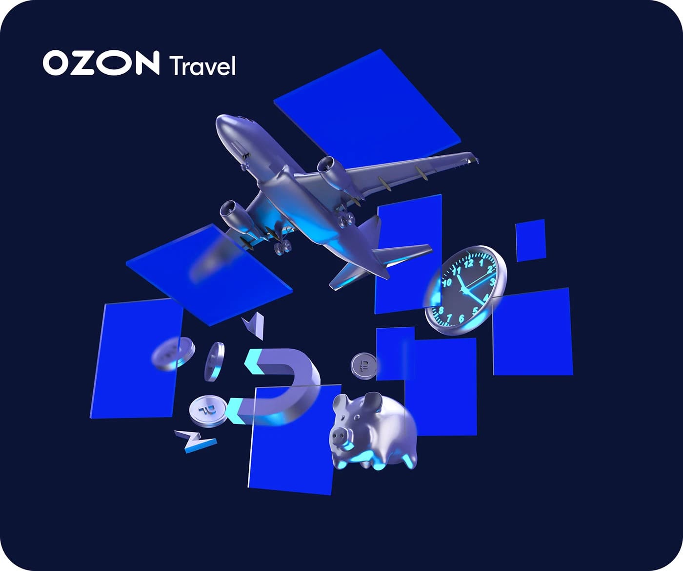 3D ICON SET (OZON TRAVEL)