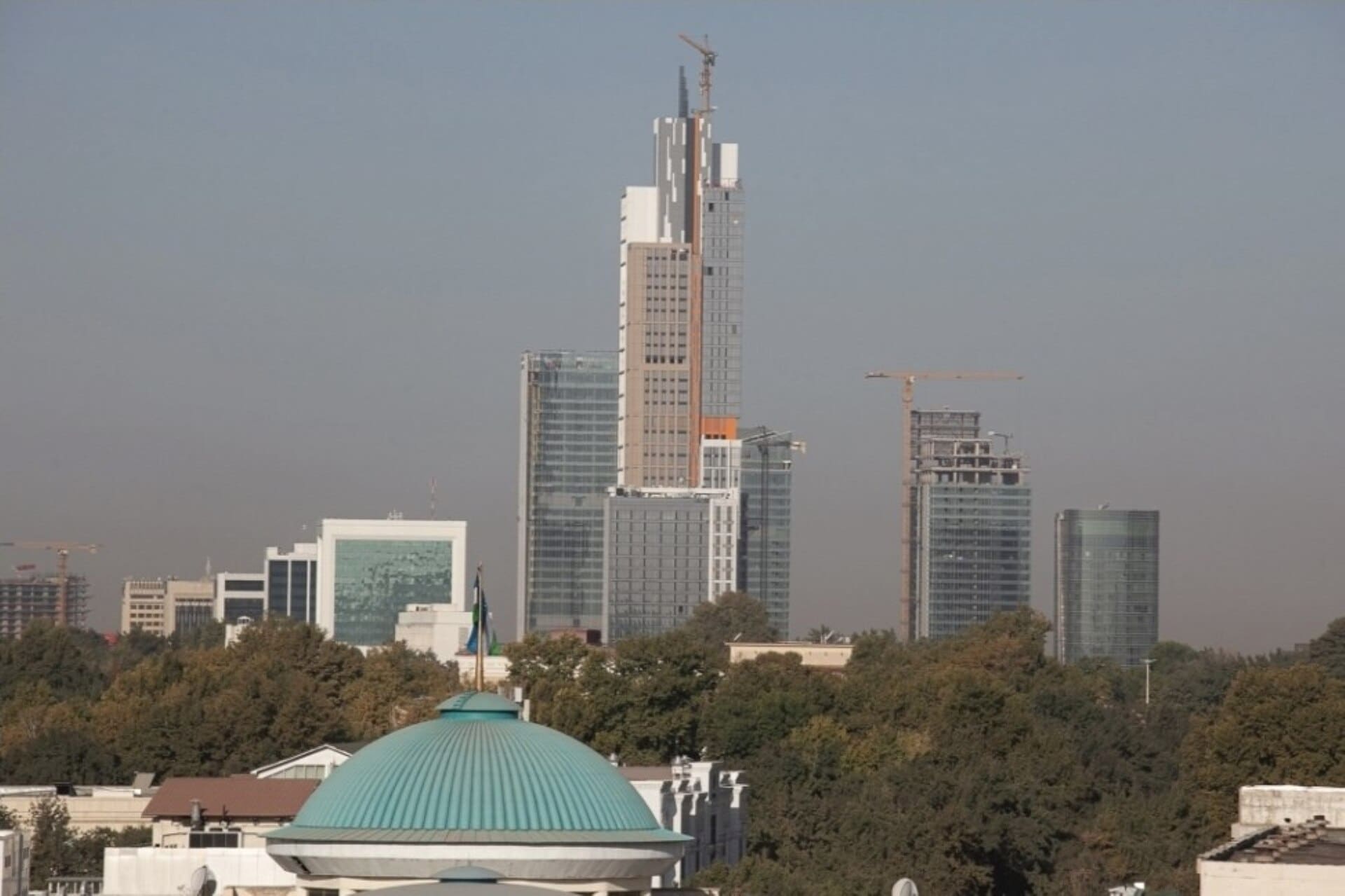 Небоскрёбы делового квартала Tashkent City