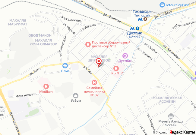 Toshkent — Yashnobod tumani, 1-Marv o'tish, 6-uy